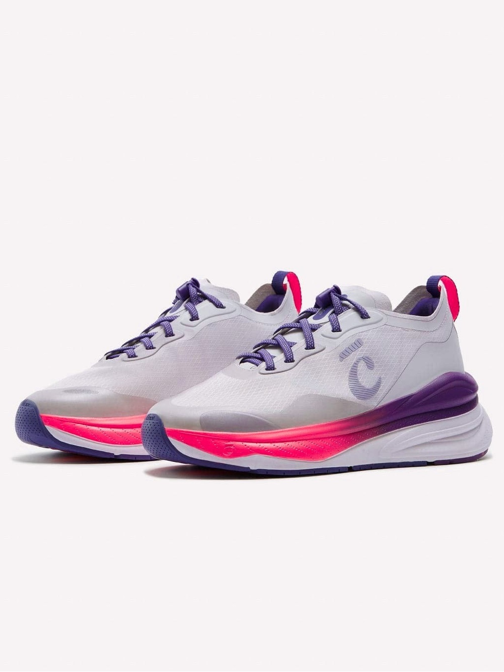 Clove Unisex Alto in Light Grey / Purple / Fuchsia.